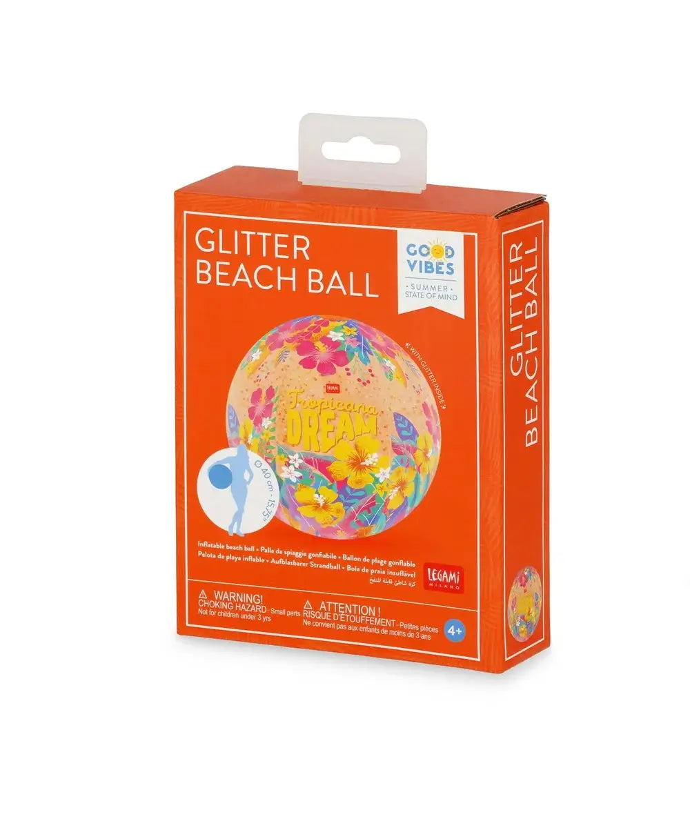 Ballon de plage pailleté Tropicana Dream Legami