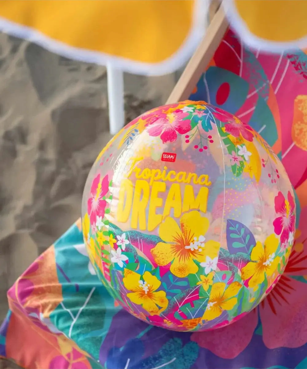 Ballon de plage pailleté Tropicana Dream Legami