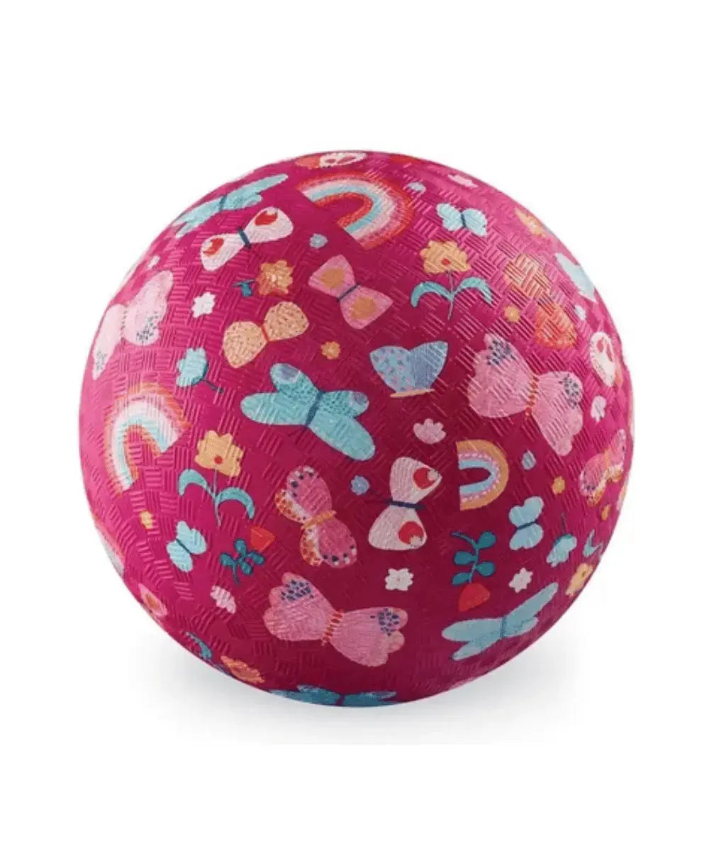 Ballon pour enfant décoré de jolis papillons de la marque Crocodile Creek. Parfait pour les enfants de plus de 3 ans.