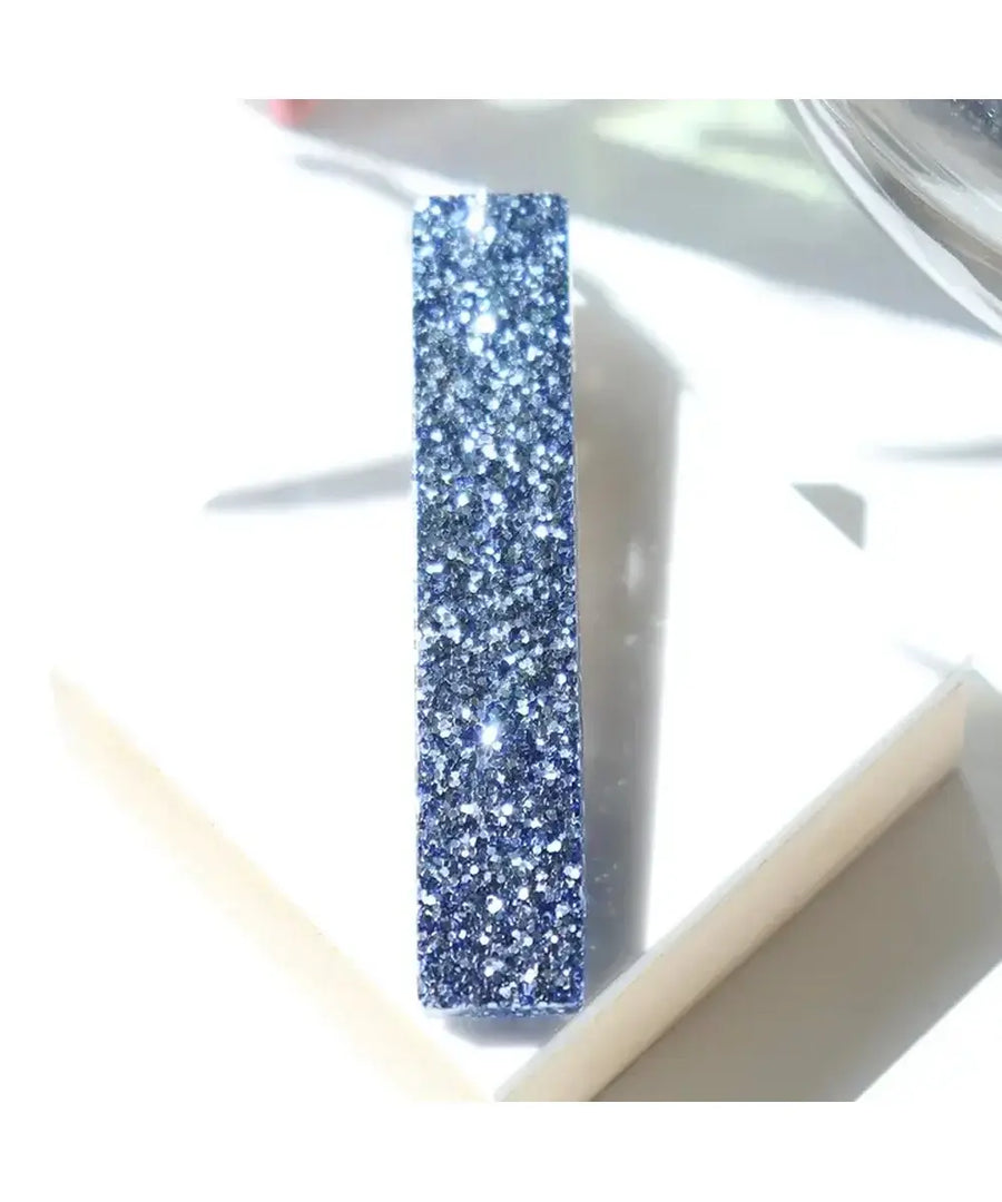 Barrette Bleu Céleste forme droite