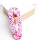 Barrette Chamallow Framboise forme triangle