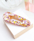 Barrette Printemps forme triangle