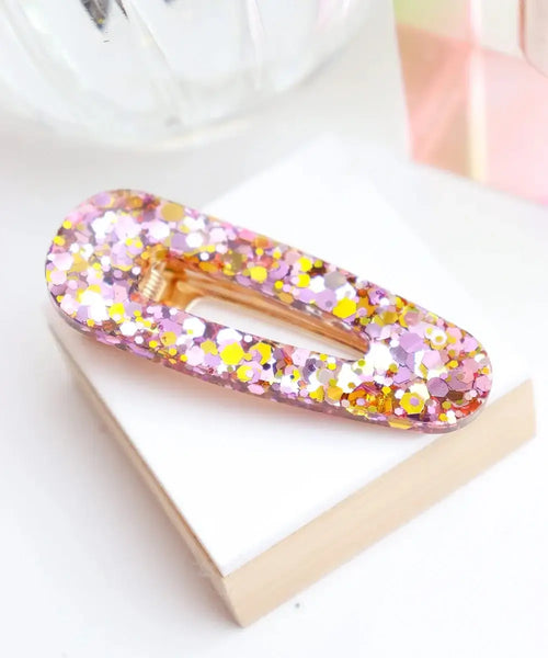 Barrette Printemps forme triangle