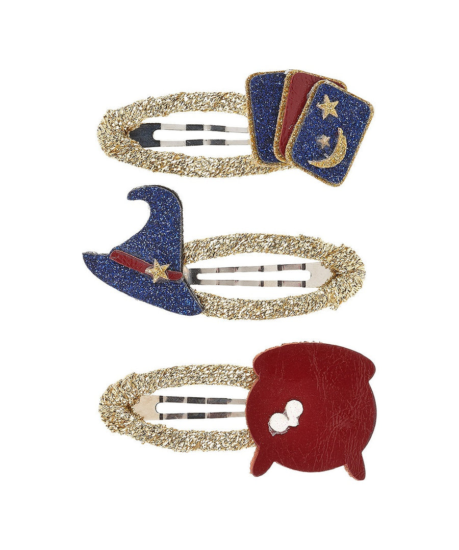 Lot de trois barrettes Halloween Opal pailletées de Souza