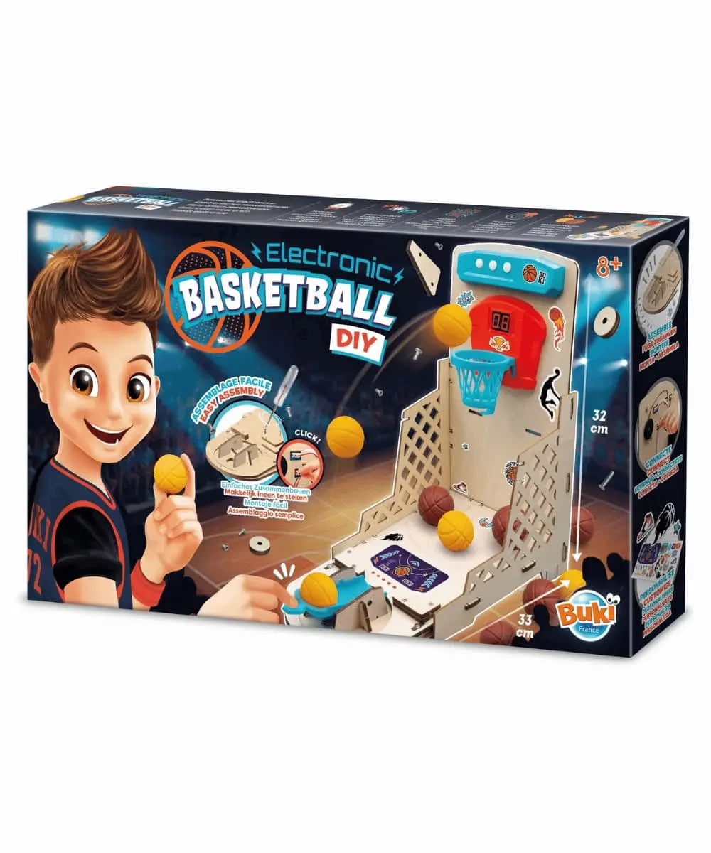 Jeu basket-ball électronique de la marque Buki. Parfait pour les enfants à partir de 6 ans ou les adultes nostalgiques