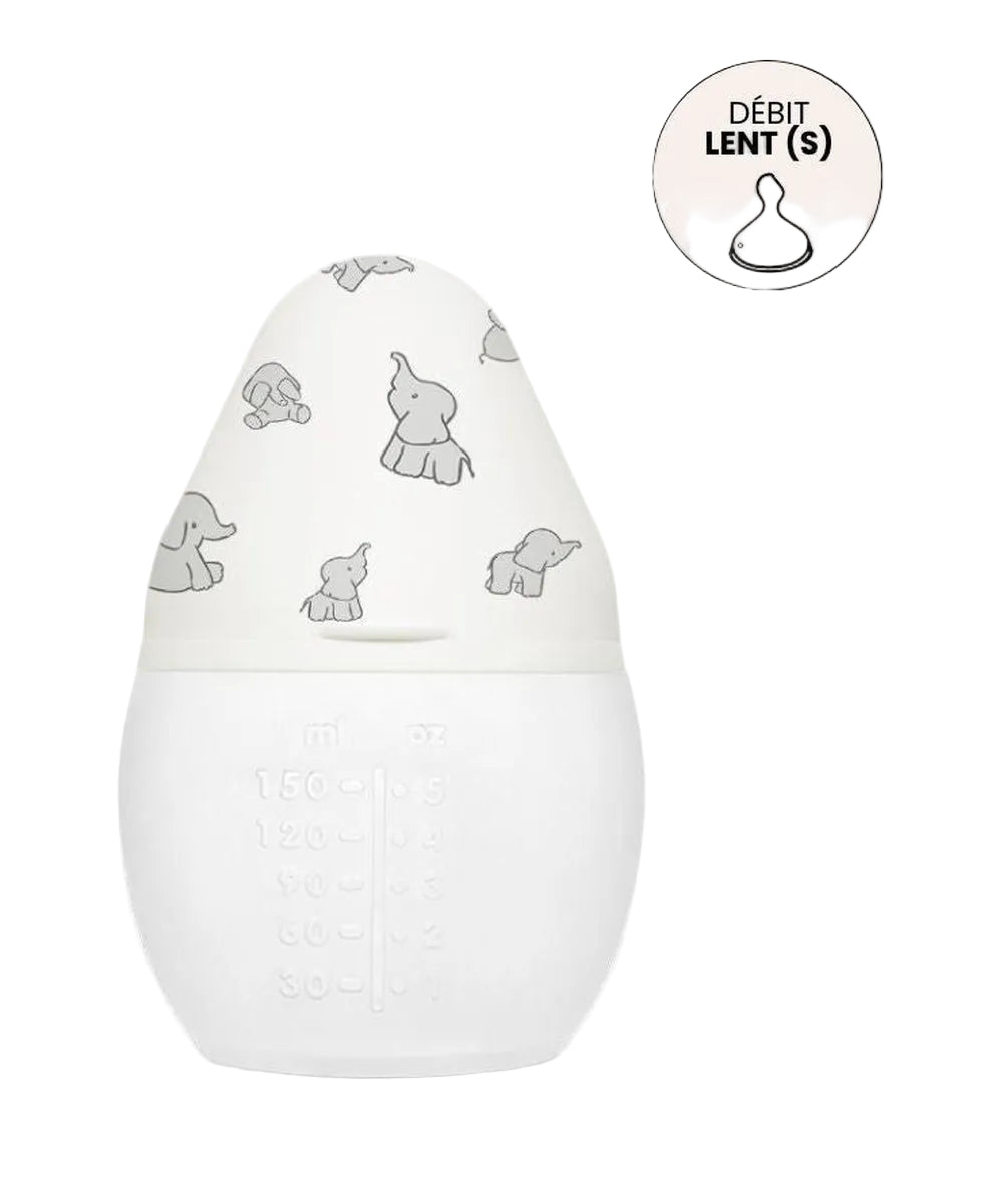 Biberon anti-colique 150 ml motif Elephant Élhée
