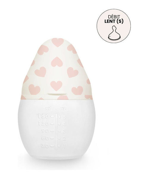 Biberon anti-colique 150 ml Full of Love Pink Élhée