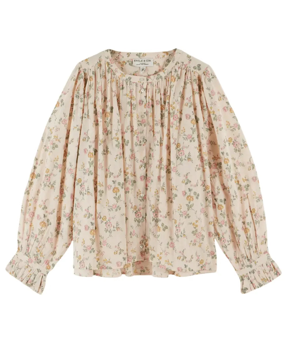 Blouse ample Rosier en coton biologique de Emile et Ida
