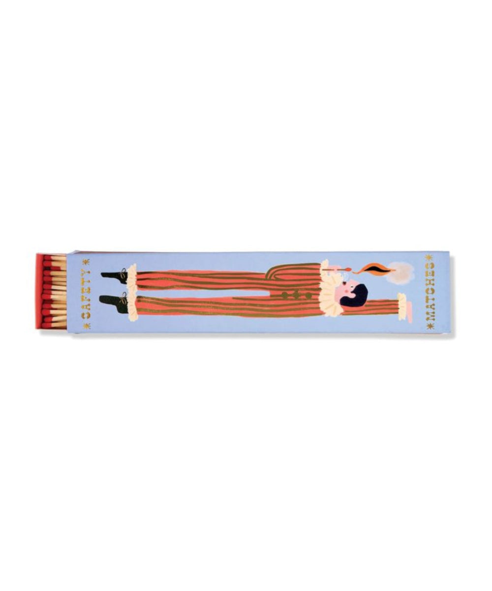 Boîte de 45 longues allumettes Arlequin de la marque Paddywax, sur fond blanc