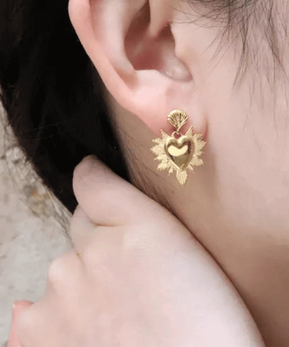 Boucles d'oreilles en acier inoxydable Aurélia