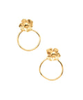 Boucles d'oreilles Layla Fleur en acier inoxydable doré