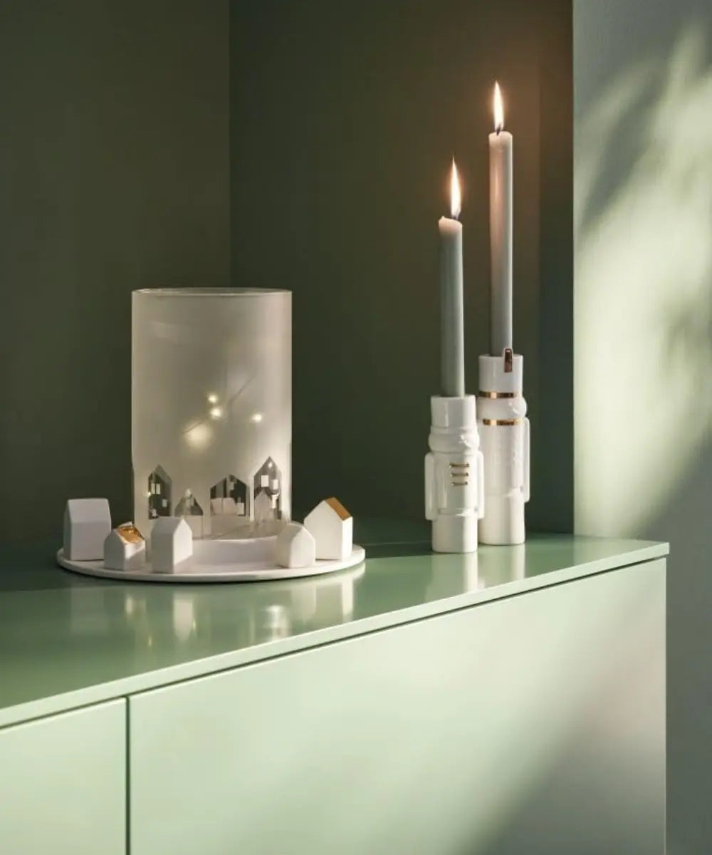 Bougeoir en porcelaine Casse-noisette Linus | Räder