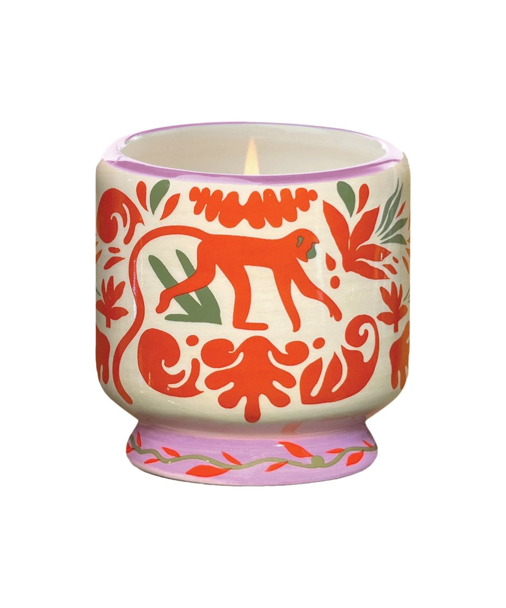 Bougie Adopo Jungle Coconut & Amber de la marque Paddywax, sur fond blanc