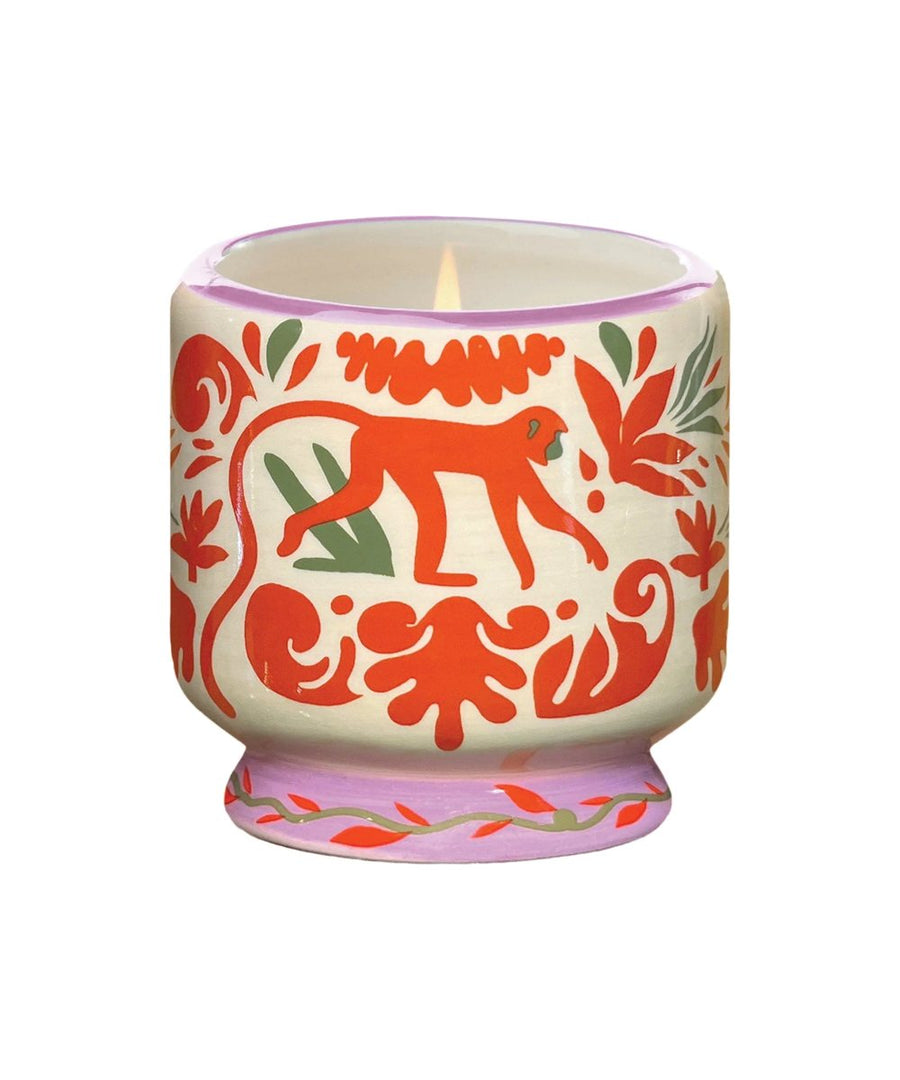 Bougie Adopo Jungle Coconut & Amber de la marque Paddywax, sur fond blanc