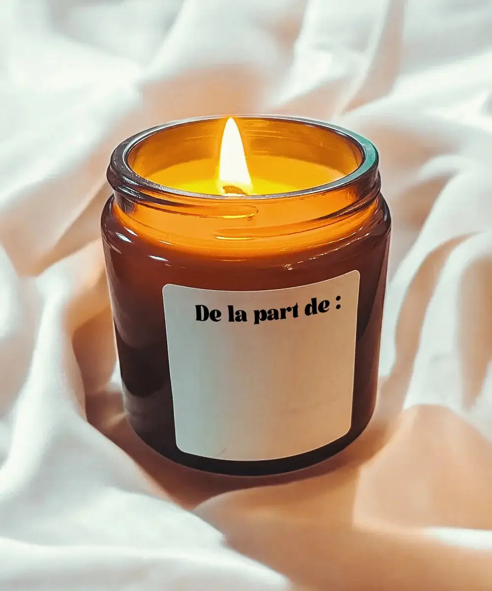 Verso personnalisable de la bougie Muisti