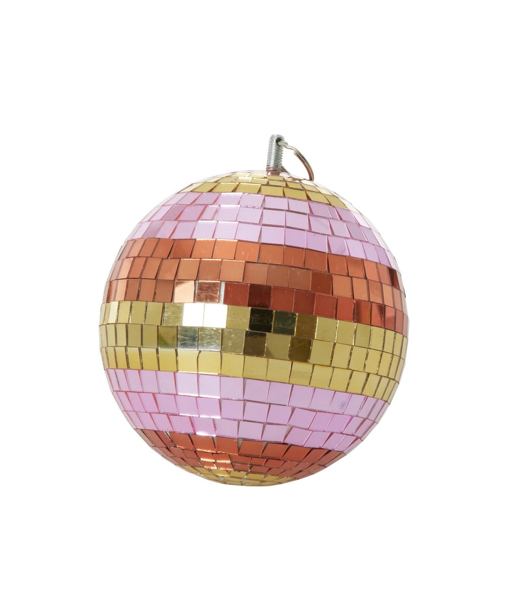 Boule à facettes Médium Multicolore de la marque Rice, sur fond blanc