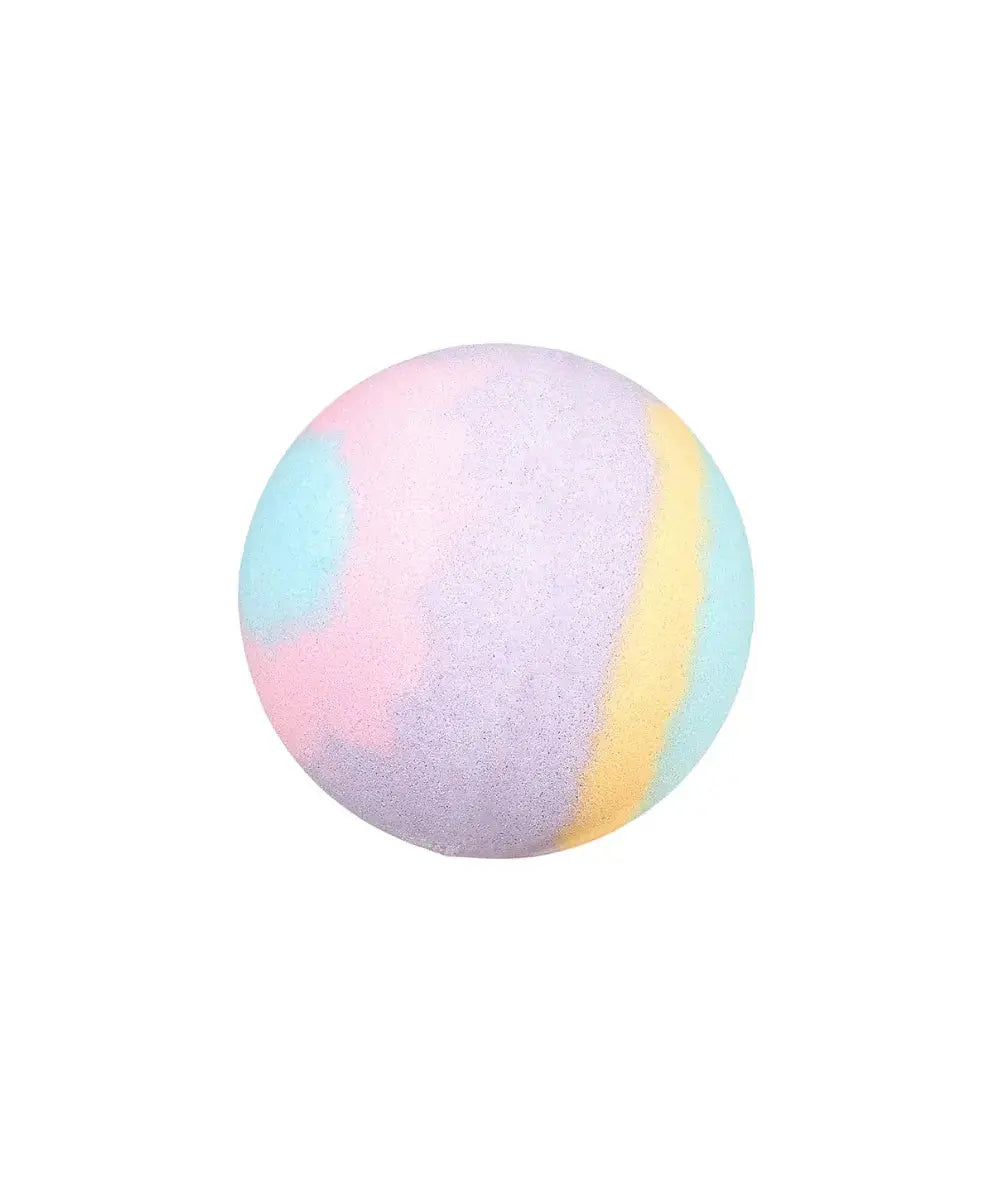 Vue des différentes couleurs de la boule de bain pour enfant Licorne de Souza