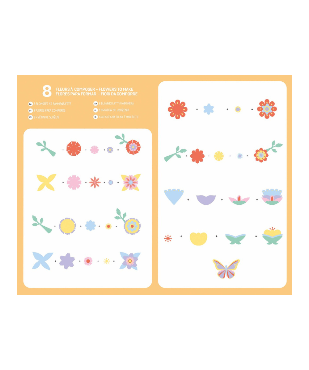 Détails du contenu de Ma pochette d'artiste - Bouquet de fleurs de Auzou