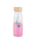 Bouteille sensorielle Sound Mermaid rose avec sirène de Petit Boum