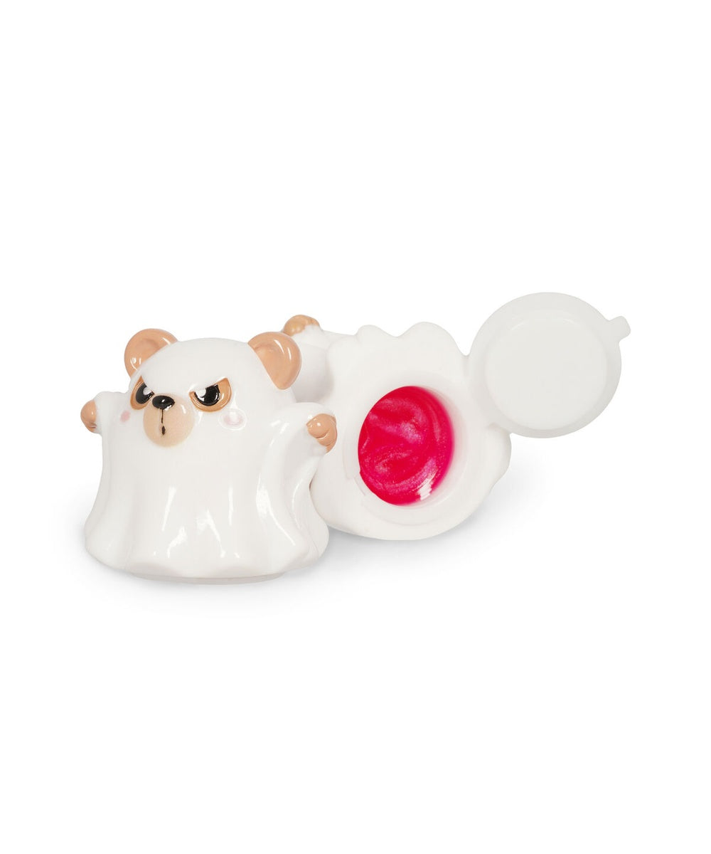 Brillant a lèvres magic kiss de Legami en forme d'ourson fantome ghost bear halloween.