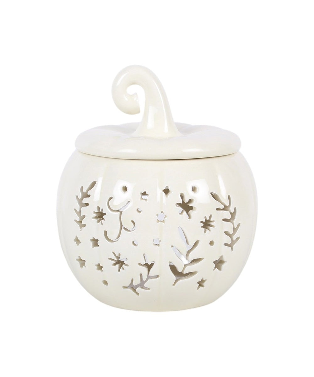 Brûle-parfum Citrouille crème Folk de la sélection Merci Léonie sur fond blanc