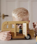 Bus scolaire en bois avec figurines | Little Dutch — vue 4