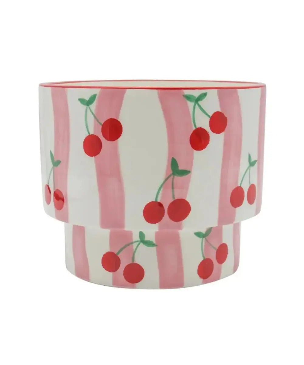 Cache-pot Amaya Cherry Charm de la marque belge Qué Rico