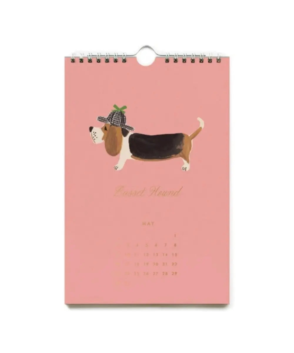 Calendrier mural 2027 Chiens | Rifle Paper Co.