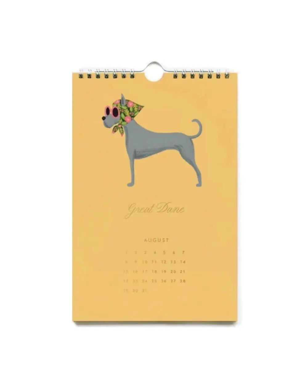 Calendrier mural 2027 Chiens | Rifle Paper Co.