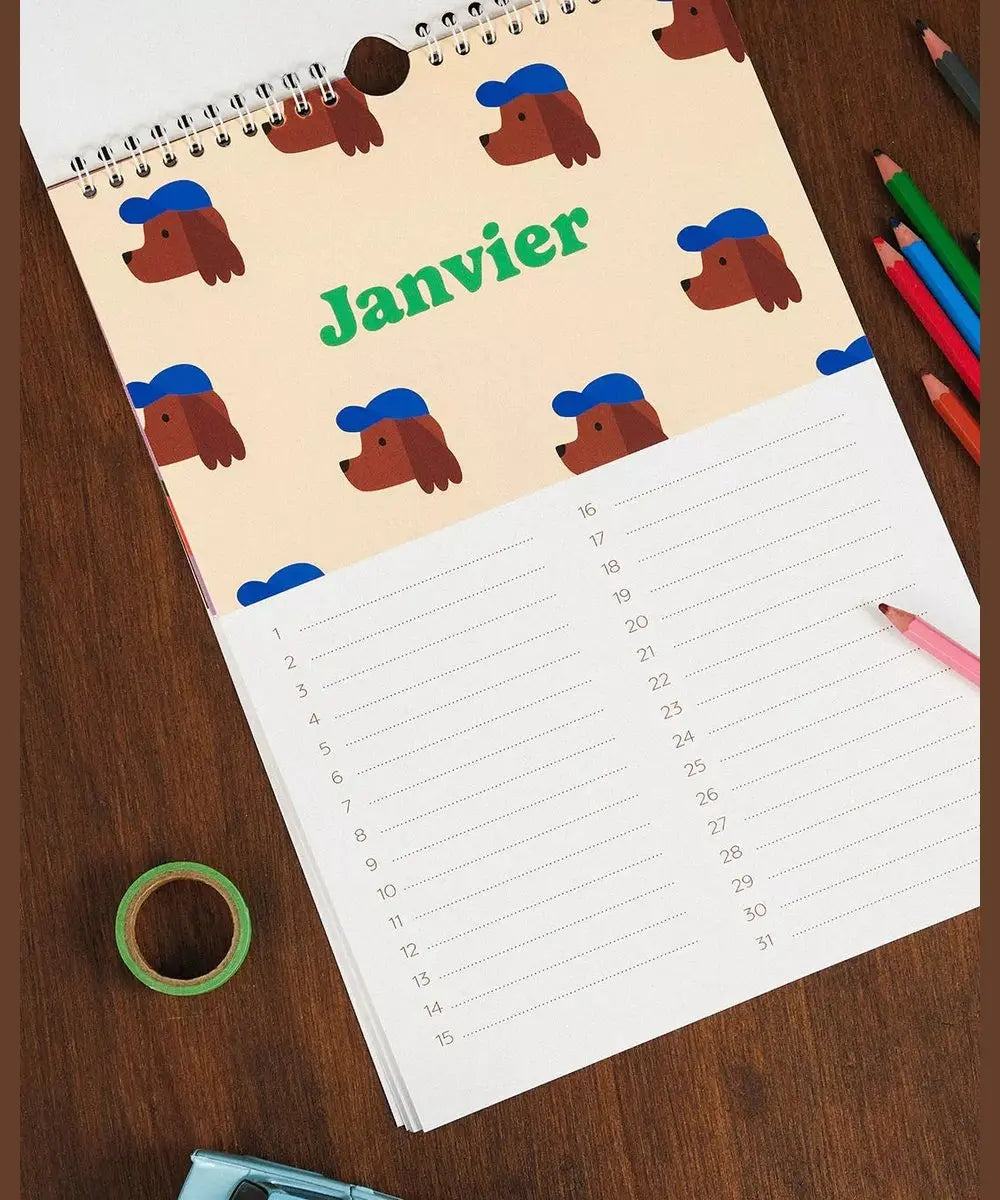 Gros plan en situation de Calendrier des anniversaires de Ma Petite Vie