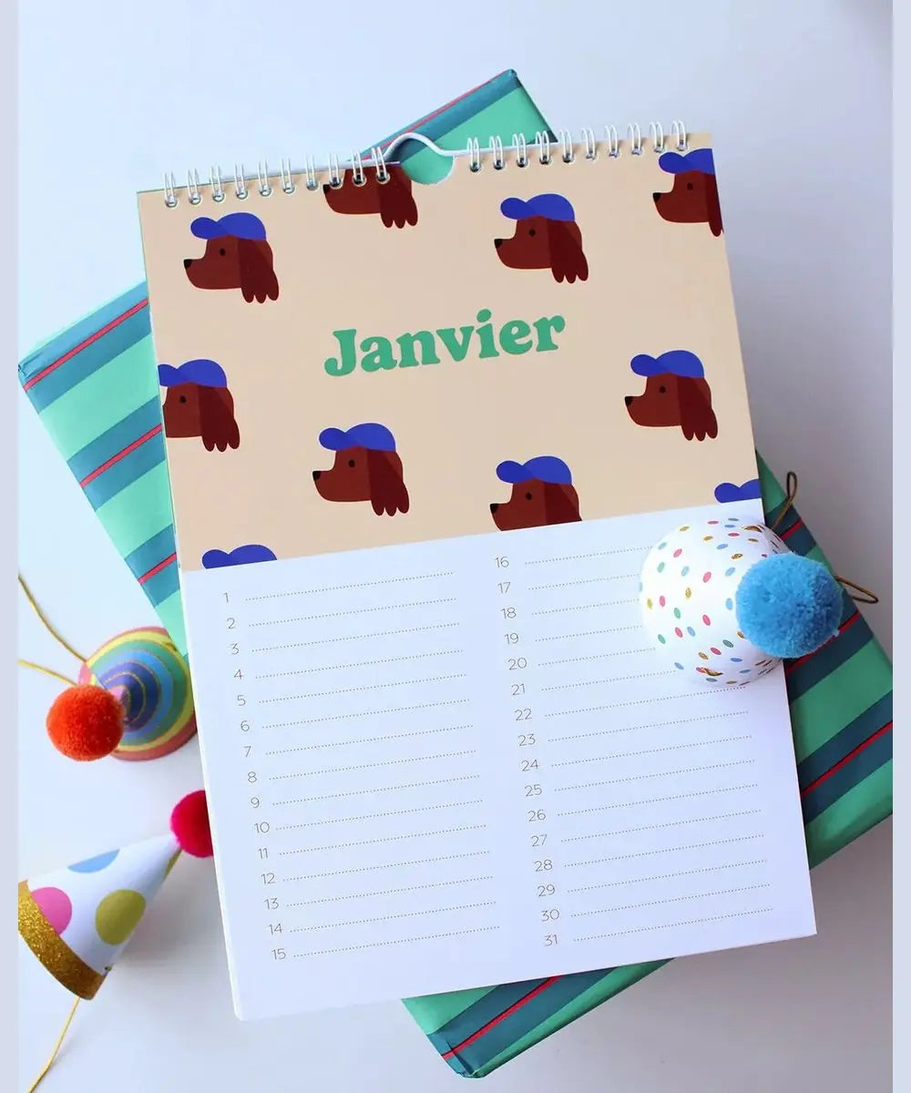 Gros plan en situation de Calendrier des anniversaires de Ma Petite Vie