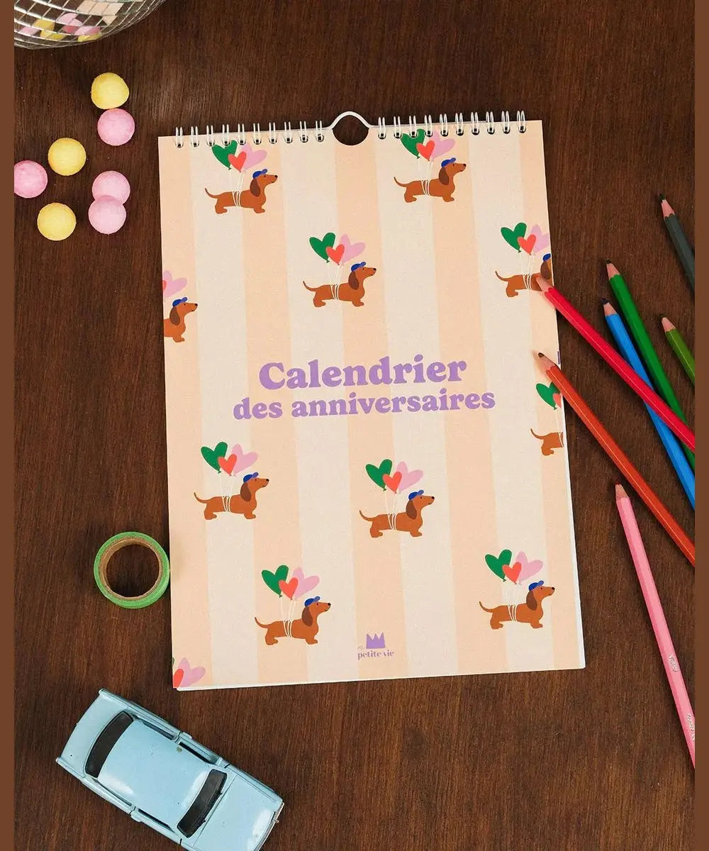 Gros plan en situation de Calendrier des anniversaires de Ma Petite Vie