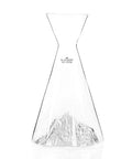 Carafe à eau Topographic Mont-Everest sur fond blanc