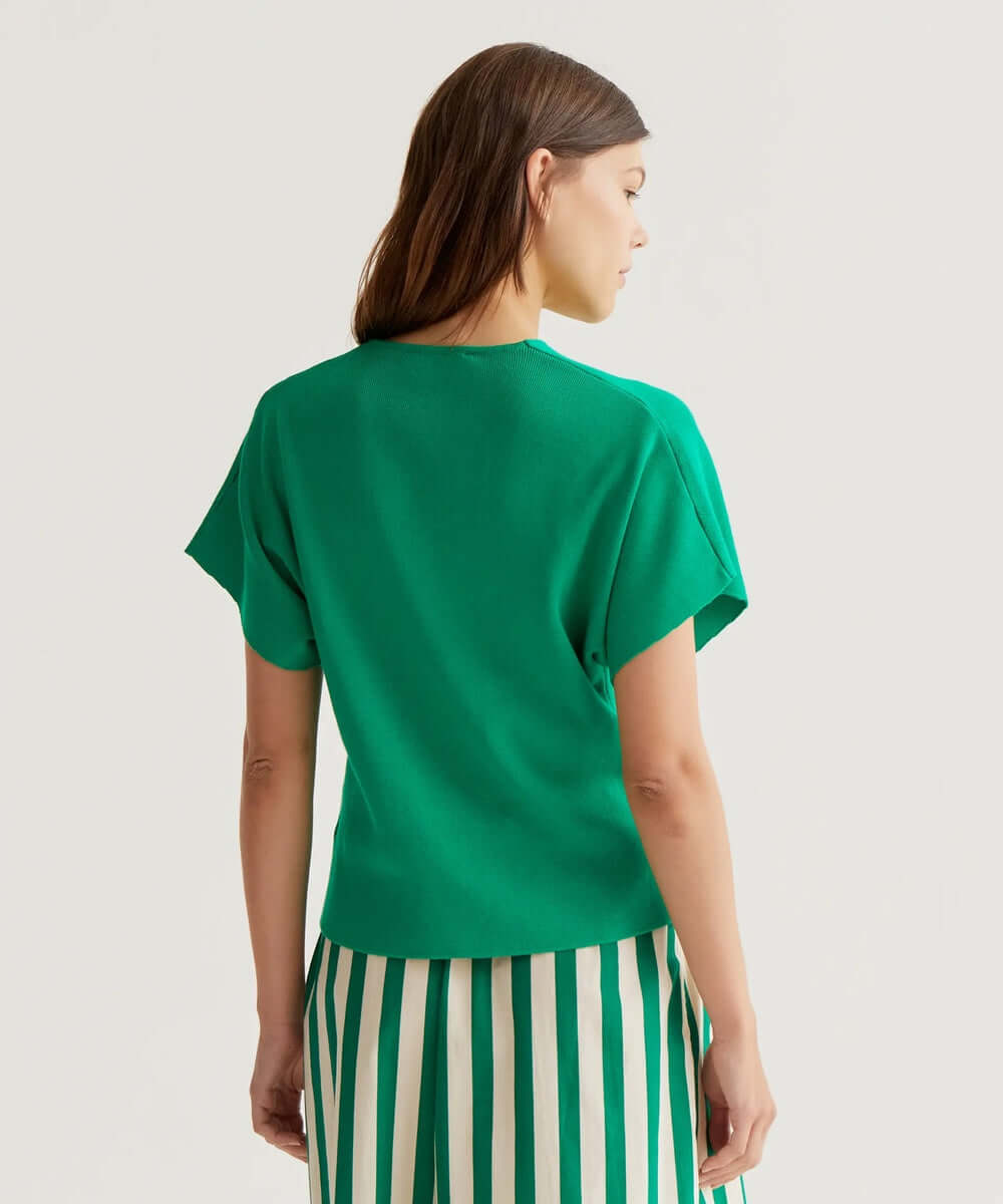 Cardigan en maille vert de Compañía Fantástica