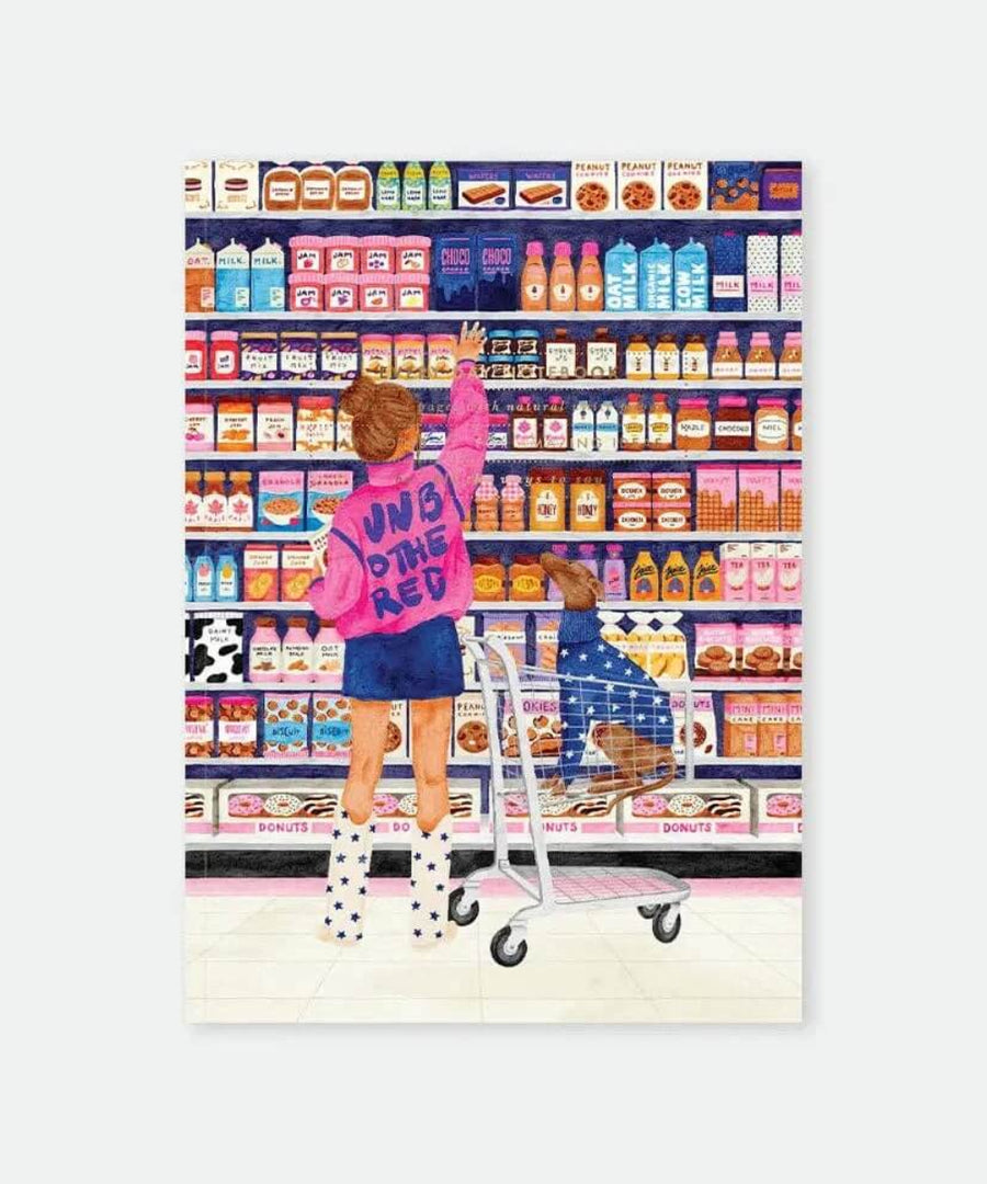 Carnet A5 Marché du sucre de la marque All the Ways to Say, sur fond blanc