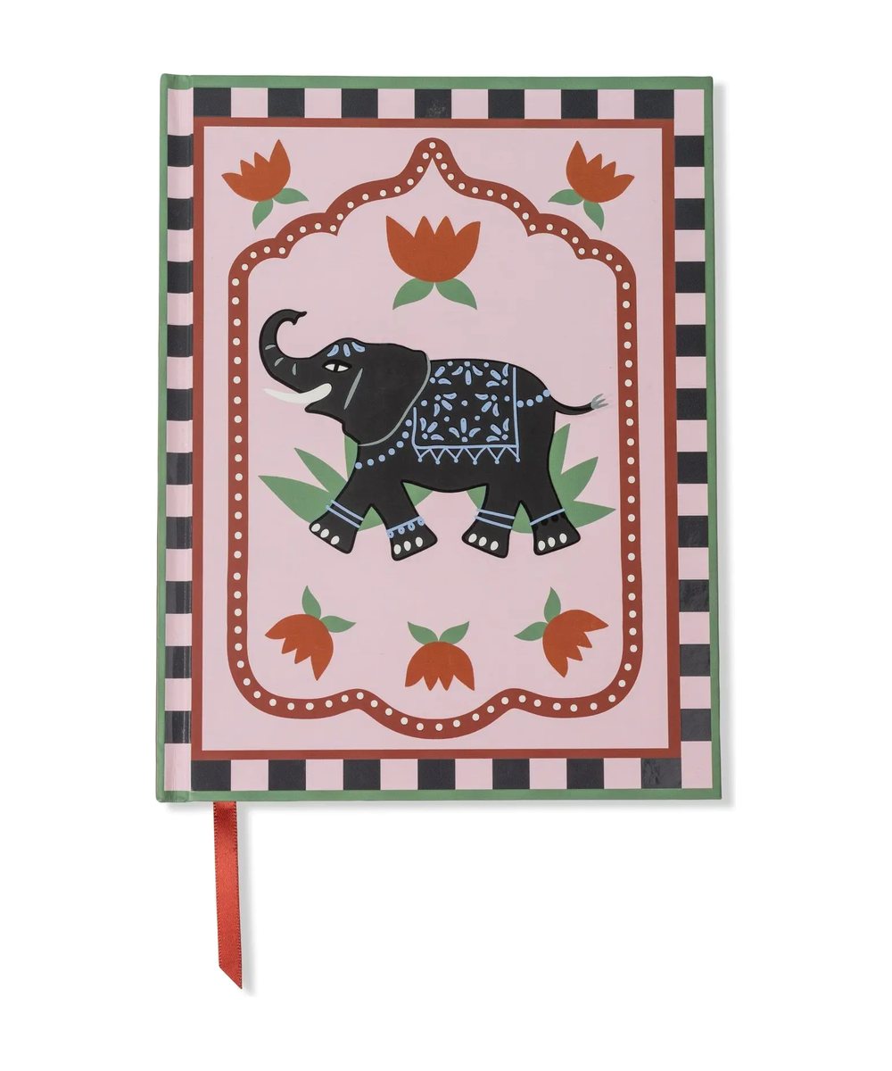 Carnet Adopo - Éléphant de la marque Designworks, sur fond blanc
