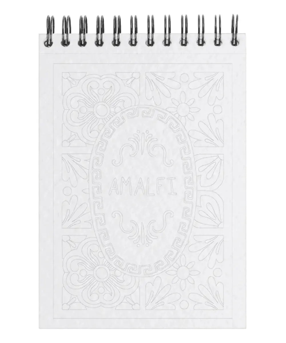 Détail d'une illustration Amalfi du carnet de coloriage