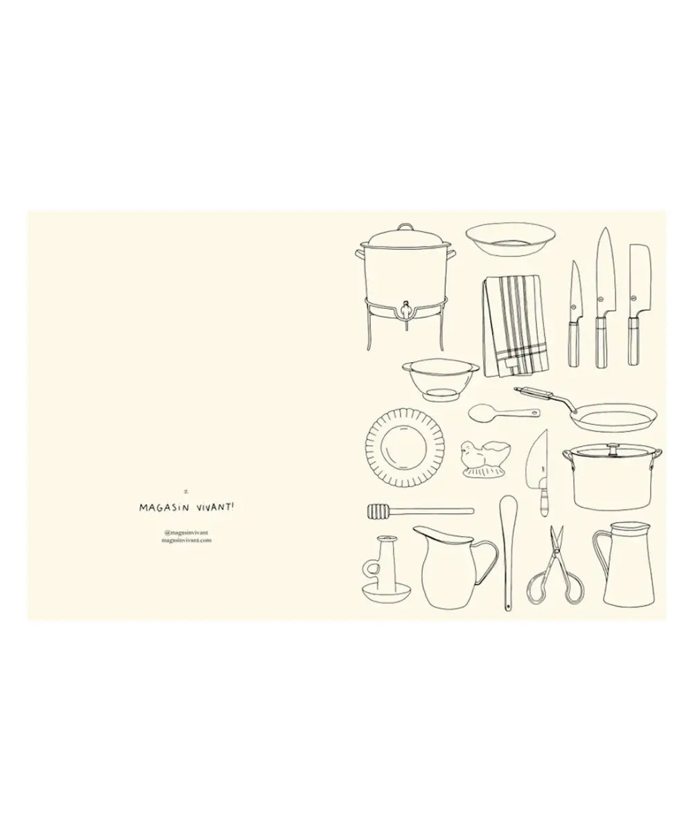 Carnet de coloriage pour adulte Cuisines de Zoé de Las Cases