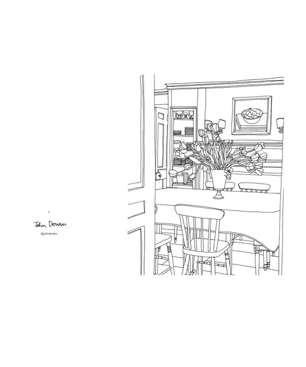 Carnet de coloriage pour adulte Les Fleurs de Zoé de Las Cases