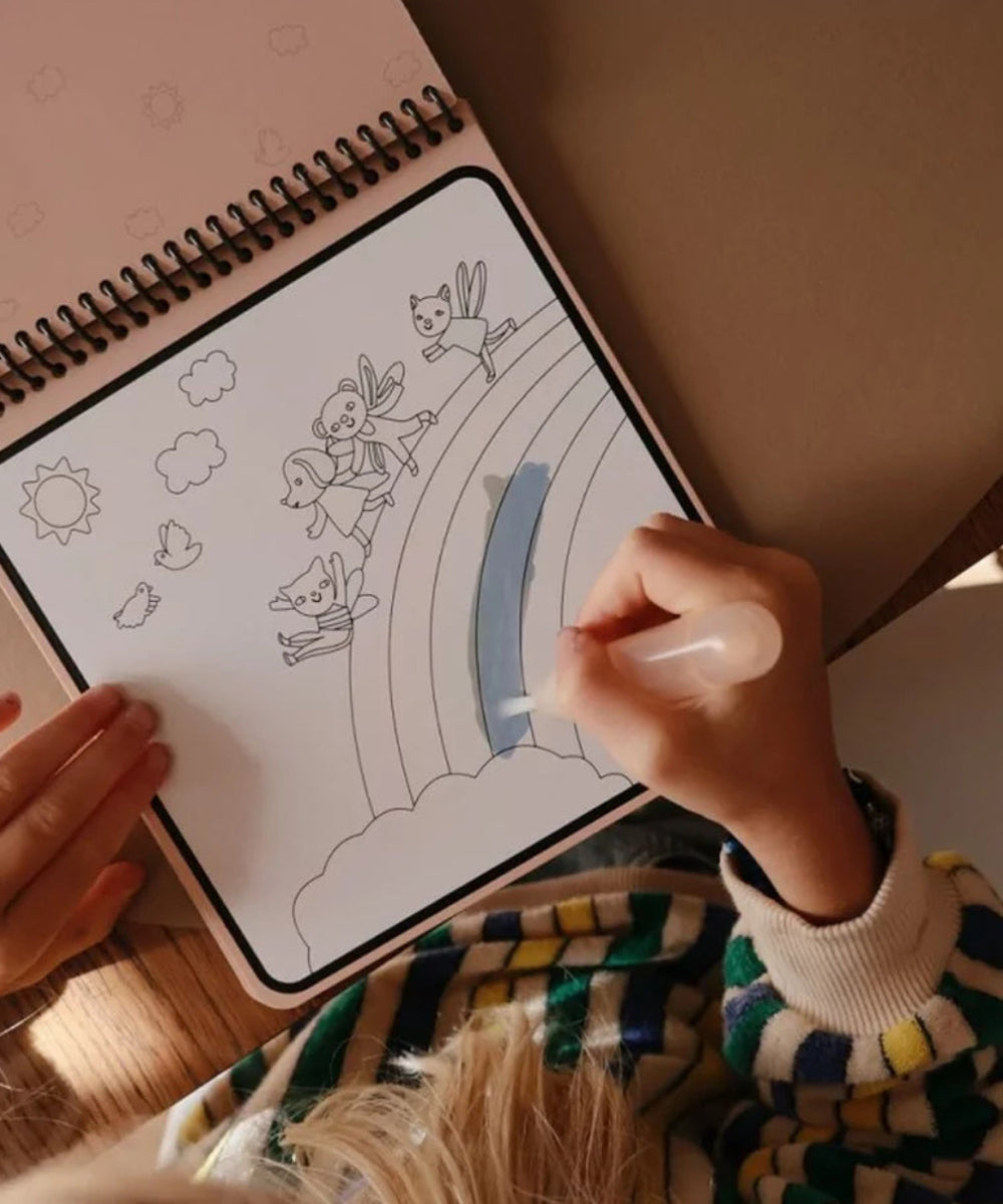 Carnet de coloriage à l'eau Fairies Mushie