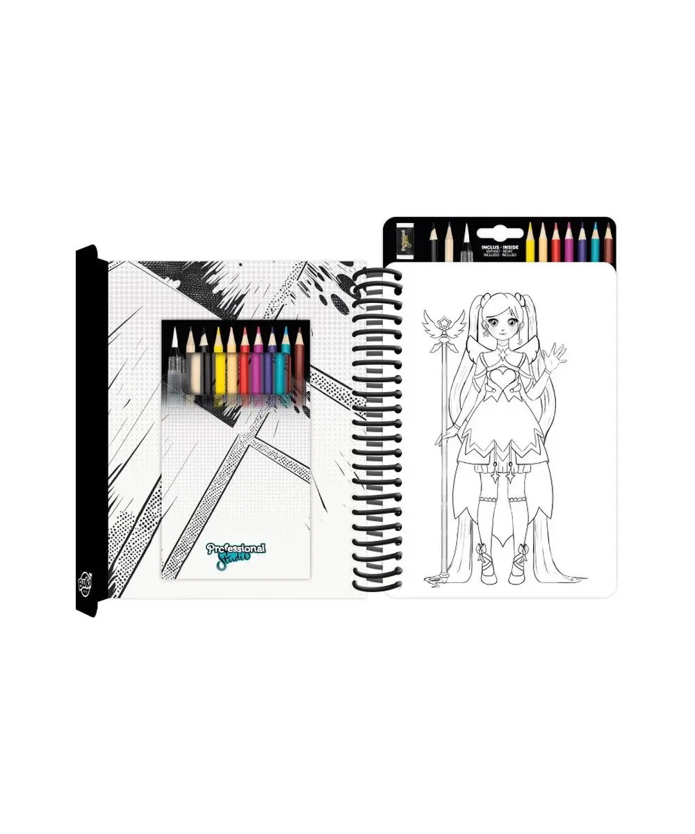 Carnet de mode - Manga Buki détail produit sur fond clair
