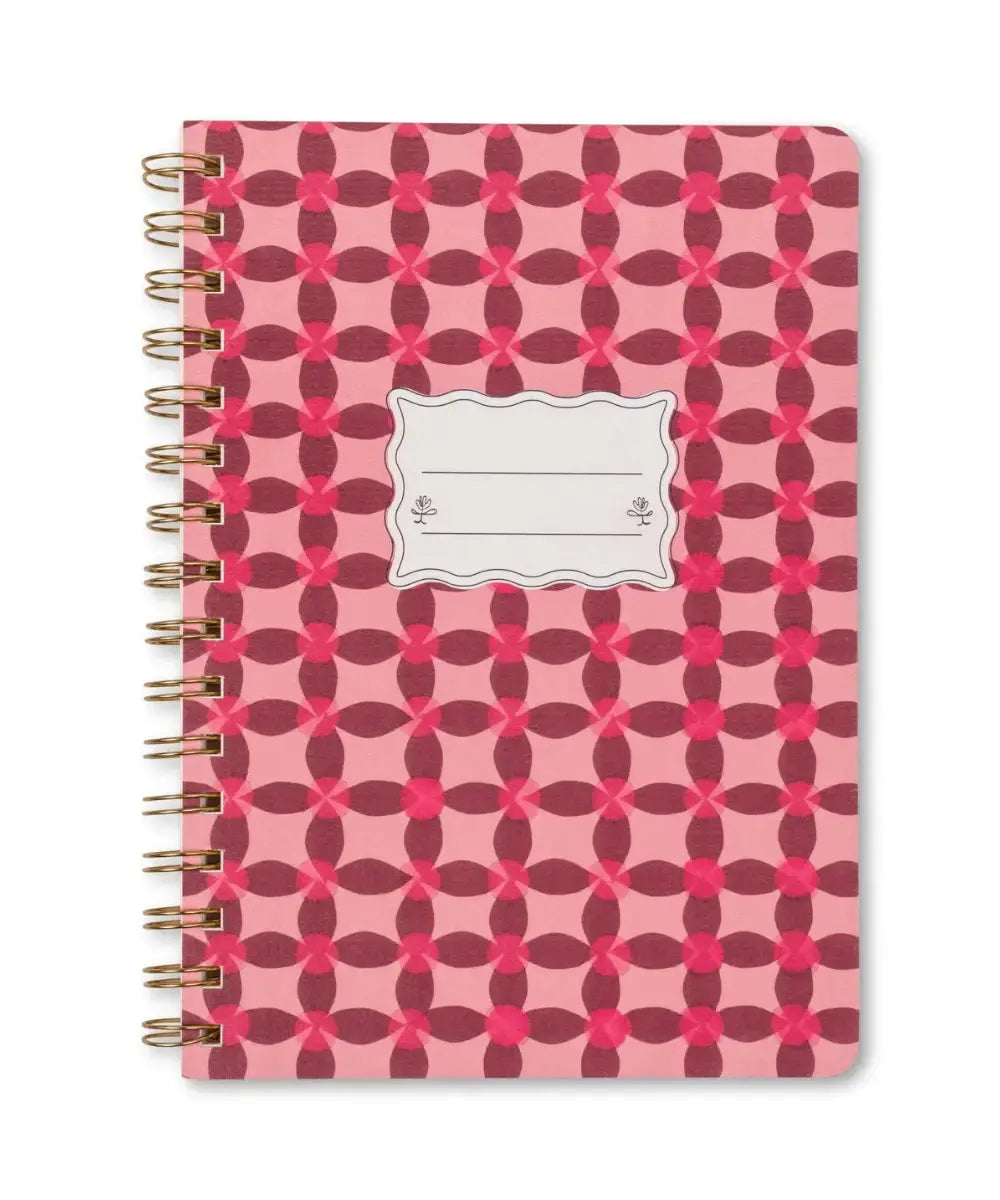 Carnet à spirales Tulip Rose de Designworks