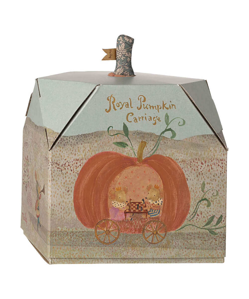 Carrosse Citrouille pour Souris de la marque Maileg, sur fond blanc