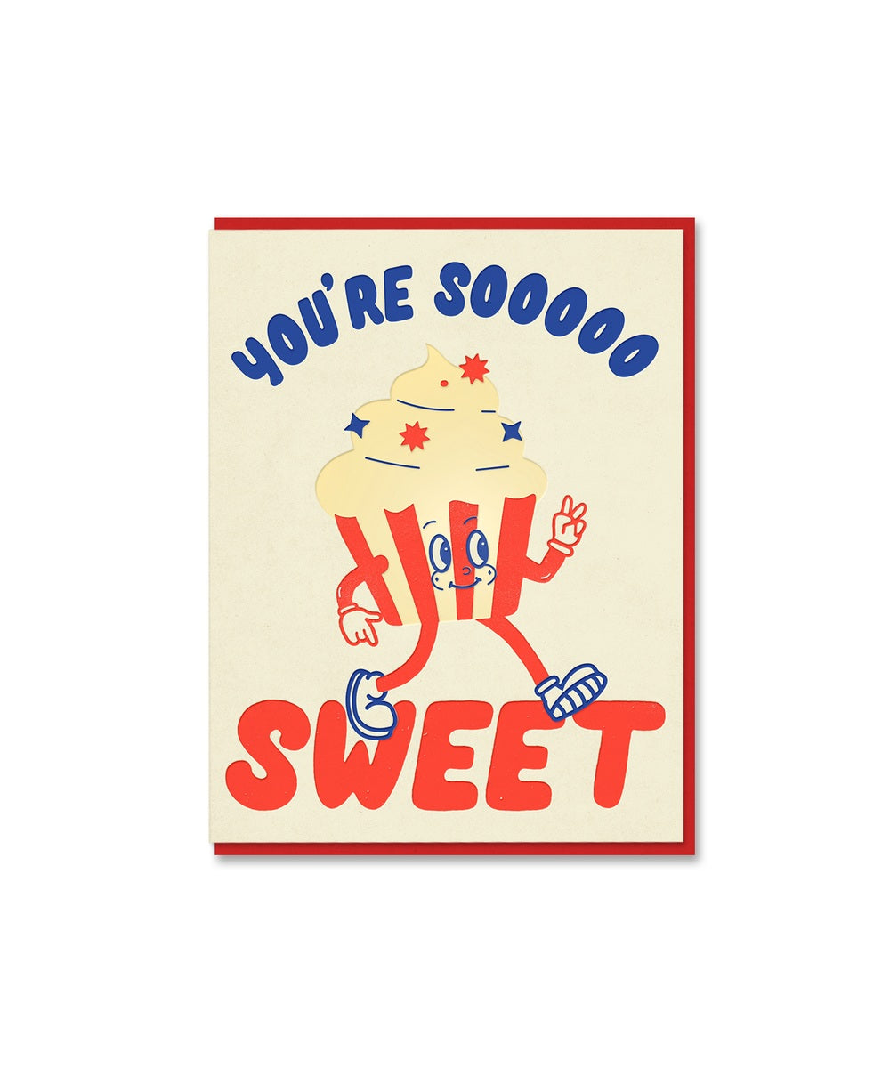 Carte Cupcake de la collection The Toonies