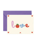 Carte cadeau postale multicolore avec illustration graphique originale de tomate de la marque Ma Petite Vie