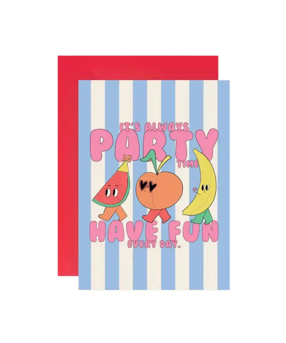 Carte postale Party Time de la marque française Mariisoré