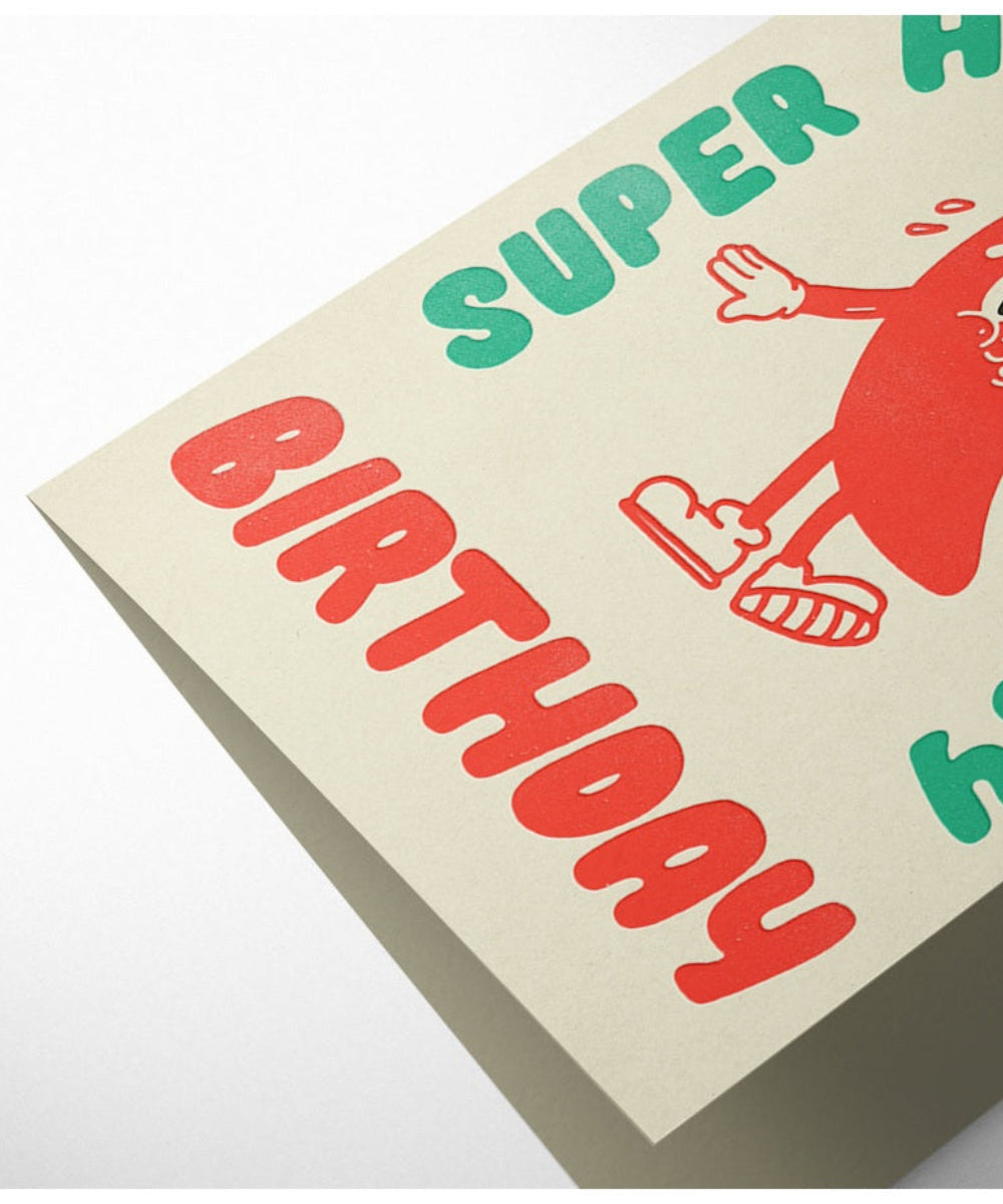 Carte d'anniversaire Piment de la collection Toonies.