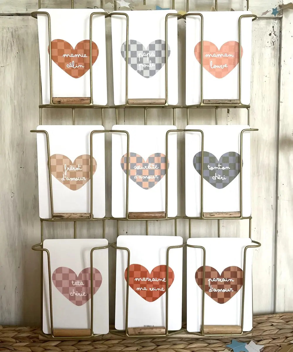 Carte Postale "Cœur Maman louve" | Papier Poetic - Carte Postale Cœur Maman louve de la marque française Papier Poetic