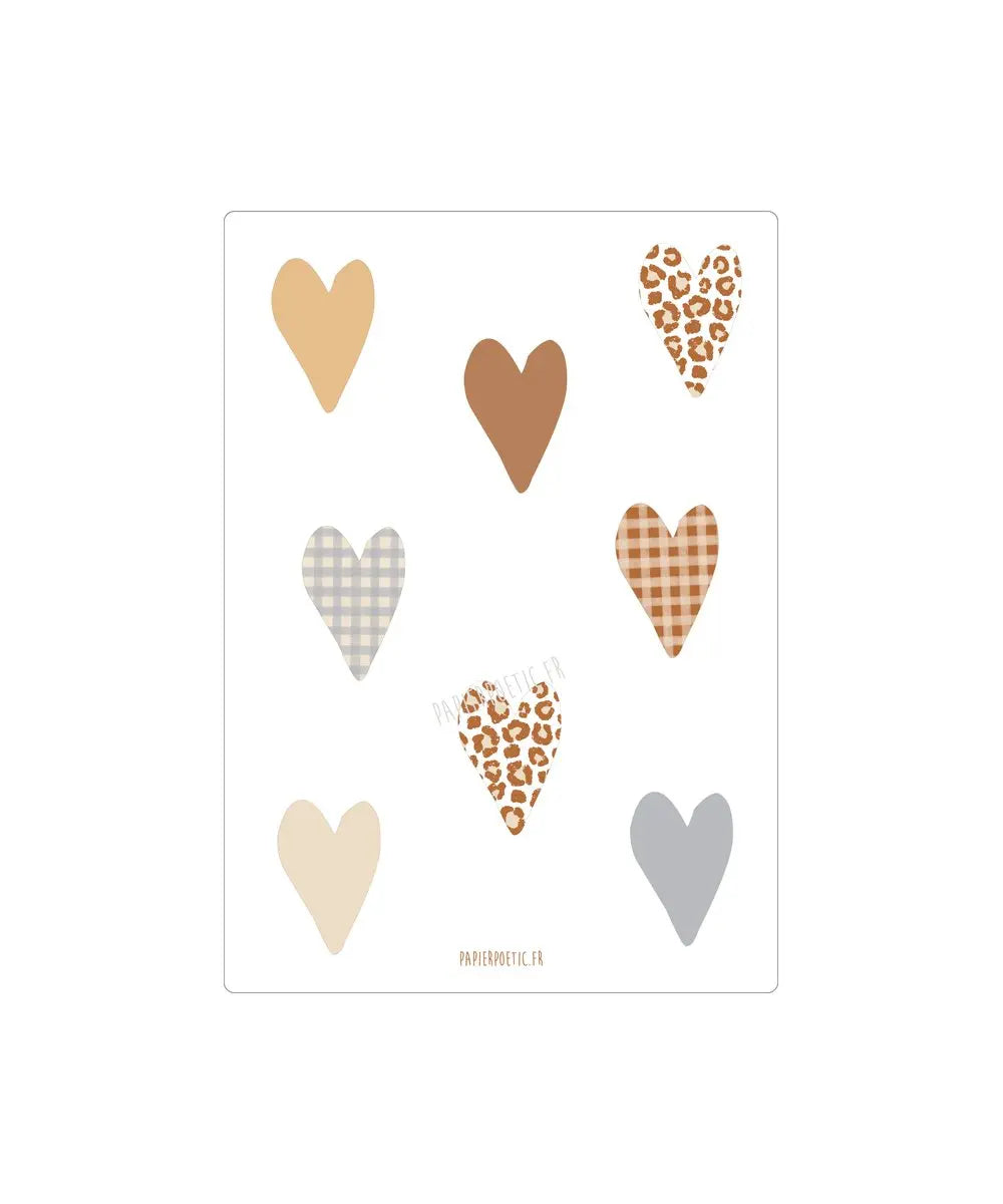 Carte Postale "Cœurs Graou" | Papier Poetic - Carte Postale Cœurs Graou de la marque française Papier Poetic