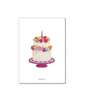 Carte Postale "Gâteau fleuri" | Papier Poetic - Carte Postale Gâteau fleuri de la marque française Papier Poetic